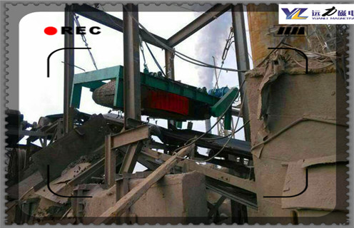 帶式除鐵器，河北帶式輸送機(jī)布置除鐵器_帶式強(qiáng)磁河北帶式輸送機(jī)布置除鐵器工作原理構(gòu)造選型_廠家 