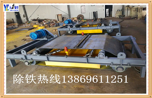 帶式除鐵器，遼寧帶式除鐵器布置_強(qiáng)磁遼寧帶式除鐵器布置工作原理構(gòu)造選型_廠家 