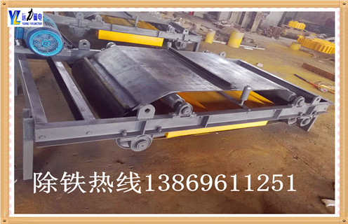 輸送帶除鐵器，云南輸送帶除鐵器價(jià)格_云南輸送帶除鐵器價(jià)格工作原理示意圖構(gòu)造選型_廠家 