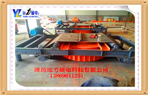 自卸式電磁除鐵器，吉林自卸式電磁除鐵器配件_吉林自卸式電磁除鐵器配件價格保養(yǎng)廠家配件_型號及工作視頻